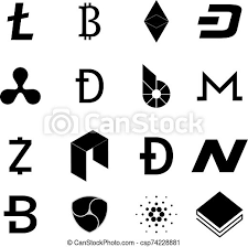 Bitcoin, coin, cryptocurrency, currency, digital currency icon open in icon editor png; Set Of 16 Crypto Currency Icons Isolated On White Digital Currency Blockchain Based Secure Bitcoin Litecoin Ethereum Set Canstock