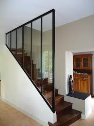 Fabricant Creation D Une Verriere De Cuisine Ainsi Qu Un Chassi Vitre Pour La Montee D Escalier Lyon Cr Idees Escalier Amenagement Escalier Verriere Escalier