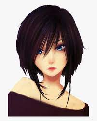 Maybe you would like to learn more about one of these? Chicas Girl Cute Anime Girl With Short Black Hair Hd Png Download Transparent Png Image Pngitem