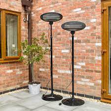 New 2kw quartz free standing outdoor electric garden patio heater. Electric 2kw Freestanding Quartz Outdoor Heater Garden Patio Heating Lizard Events Ltd
