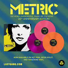 𝙊𝙡𝙙 𝙒𝙤𝙧𝙡𝙙 𝙐𝙣𝙙𝙚𝙧𝙜𝙧𝙤𝙪𝙣𝙙, 𝙒𝙝𝙚𝙧𝙚 𝘼𝙧𝙚 𝙔𝙤𝙪 𝙉𝙤𝙬?  🚨FRESH @metric vinyl in three new colours.