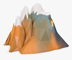 Mountain 3d C4d 3d Model Low Poly 3d Models Low Poly