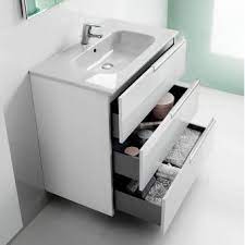 Roca is the founder and main promoter of the we are water foundation. Roca Victoria N 3 Drawer Vanity Unit With Basin Tiny Bathroom Storage Trendy Bathroom Tiles Bathroom Storage Cabinet