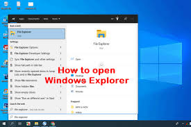 File explorer may be the most used application in your pc. 11 Ways To Open Windows Explorer On Windows 10