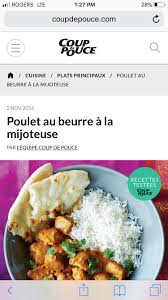 Epingle Par Josee Lanteigne Sur Crock Pot Plat Principal Cuisine Poulet Au Beurre
