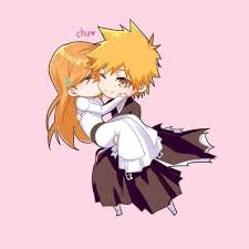 Orihime And Ichigo Chibi This Is So Cute I Could Die Bleach Anime Ichigo Bleach Anime Bleach Art
