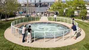 Explore little water slides with gentle slopes and curves. This Giant Whirlpool Sculpture Is The Perfect Metaphor For 2017