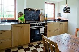 lacanche cormatin in black with nickel trim piano de cuisson themes sur la cuisine meuble cuisine