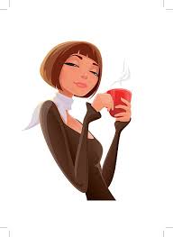 Maybe you would like to learn more about one of these? Best Woman Drinking Coffee Illustrations Royalty Free Vector Graphics Clip Art Istock Coffee Illustration Coffee Cartoon Cartoon Illustration