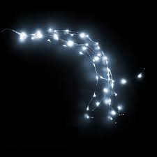 Raccolte di morena de • ultimo aggiornamento: Mini Cascata Ciuffo Di Luci 60 Micro Led A Batteria Luce Fissa Cavo Metal Bianco Ghiaccio