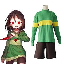 Maybe you would like to learn more about one of these? Anime Game Undertale Frisk Chara Cosplay Costume Andertail Sweatshirts High Collar Long Sleeve Clothing Shorts Knife Necklace Anime Costumes Aliexpress