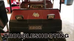 You may also be able to test the motor in isolation from the circuit using a charged battery. Ez Go Electric Golf Cart Problems Will Not Go Youtube