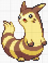 Furret In 2020 Pokemon Cross Stitch Patterns Pokemon Cross Stitch Pixel Art Pattern