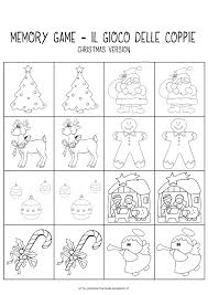 Memory Di Natale Il Gioco Delle Coppie Dai 2 Anni In Su Giochi Di Natale Natale Bambini Di Natale