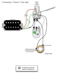 If you are using a humbucker instead of single coil, the principle is the same. Gl 3447 Wiring Diagram 1 Humbucker 1 Volume 1 Tone Pull For North Single Coil Free Diagram