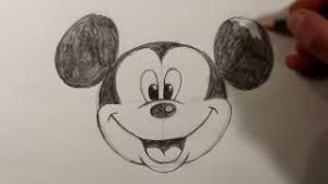 I hope you've enjoyed this tutorial on how to draw minnie mouse. How To Draw Mickey Mouse Face Easy Youtube