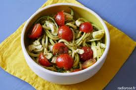 Salade Nectarine Courgette Burrata Recette Courgette Crue Recette Avec Courgette Spaghetti De Courgette