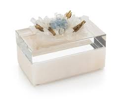 A biblical look at the woman with an alabaster box. Alabaster Box Adorned With Quartz Crystals
