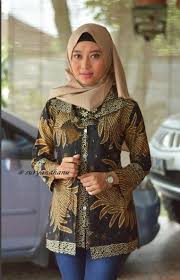 Model Blazer Batik Wanita Pakaian Wanita Model Pakaian Guru Model Pakaian