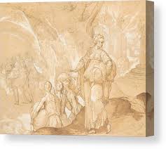 You can listen to some bible stories online. Lot S Wife Looking Back At The Destruction Of Sodom And Gomorrah Canvas Print Canvas Art By Toussaint Dubreuil