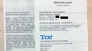 Wear a mask, social distance and stay up to date on new york state's vaccination program. AdeverinÅ£a De Vaccinare Anti Covid 19 Nu Ii Va ScÄƒpa Pe Romani De RestricÅ£ii La Acest Moment Ea Nu Este De NaturÄƒ SÄƒ ProducÄƒ Efecte Juridice Ziarul Unirea