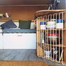 this part of the van has never really been in the spotlight here and well it deserves to be shar kastenwagen in wohnmobil umbau lieferwagen wohnmobil stauraum