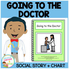 Social Story Going To The Doctor Book Medical Board Chart Autism