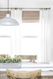 The appealing texture gives a nice contrast with the smooth sills and window. Farmhouse Style Window Blinds Novocom Top