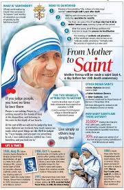 September 4 Today Mother Teresa Of Calcutta Becomes St Teresa Of Calcuta Pinterest Stmothertere Mother Teresa Mother Teresa Quotes Saint Teresa Of Calcutta
