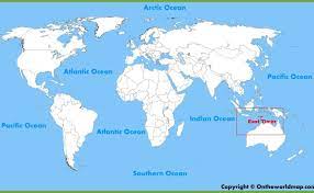 East Timor Map Location East Timor Location On The World Map – Otosection