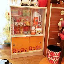 棚 花モチーフ 昭和レトロ 雑貨 コレクション などのインテリア実例 2015 04 19 12 55 41 roomclip ルームクリップ ポップ部屋 インテリア レトロポップ