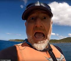 Wallaby joey almost drowns while trying to go for a swim