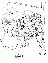 Doctor doom has always had his sights set on world domination. Fantastic Four And Dr Doom Fighting Coloring Page Free Printable Coloring Pages For Kids