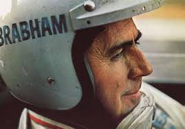 Ricciardo's Sir Jack Brabham tribute helmet for the weekend. Love the fake  stone chips!