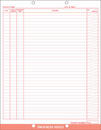 Progress Notes Form 27003