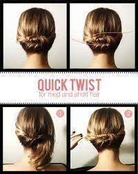 A little bit of dry shampoo goes a long way when creating effortless short hairstyles. 32 Chic 5 Minute Hairstyles Tutorials You May Love Styles Weekly
