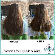 Try using a hair regrowth treatment if your hair is thinning. That Time I Gave My Kids Haircuts Creatingmaryshome Com