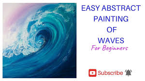 Shop thousands of high quality bath mats designed and sold by independent artists. Easy Abstract Painting Of Waves Acrylic Beginners Relaxing Youtube