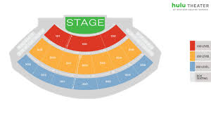 Hulu Theater At Msg Seat Map Msg Official Site