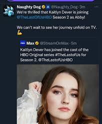 Kaitlyn Dever ha sido oficialmente elegida como Abby para la temporada 2 de  TLOU de HBO. : r/TheLastOfUs2