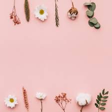 Background With Botanical Elements Free Photo Poster Bunga Pola Bunga Latar Belakang