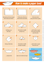 Fold the corner of the first square diagonally onto the opposite corner. Great Tips And Tricks For Folding All Kinds Of Things Just A Little Bit Better Make A Paper Boat Paper Boat How To Make A Paper Boat