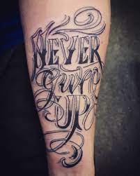 When autocomplete results are available use up and down arrows to review and enter to select. Never Give Up Tattoo By Sean At Www Adventuretattoos Com Flickr