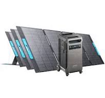 Anker SOLIX F3800 - 3840Wh Portable Power Station w/ (3) 400-Watt Solar  Panel