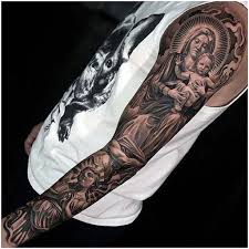 Want to make my sleeve, and heres some things that i really loved. All Of The Religious Sleeve Tattoos Pictures