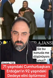 Erdoğan El Öptürme Dedeye