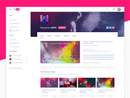 Youtube Redesign Free Psd Free Psd Website Templates Youtube Website Website Template Website Redesign