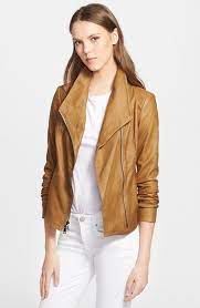 Vince Leather Scuba Jacket Nordstrom Jackets Leather Jackets Women Edgy Leather Jacket