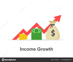 Income Growth Chart Banking Services Financial Report