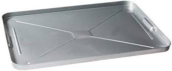 Plews Lubrimatic 75 755 Galvanized Steel Automotive Drip Pan Tray Protects Driveways Garages And Storage Buildings From Oi Drip Pan Oil Drip Pans Drip Tray